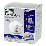 MSA Safety Works 10089692 Harmful Dust N95 Respirator with Exhalation Valve, 10-Pack