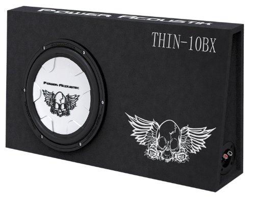 Power Acoustik THIN-10BX Thin 10-Inch Wooferbox and Speaker