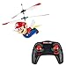 Carrera RC - Officially Licensed Flying Cape Super Mario 2.4GHz 2-Channel Rechargeable Remote Control Helicopter Drone Toy with Easy to Fly Gyro System