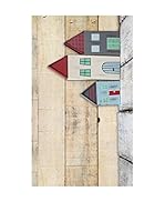 Huella deco Alfombra de Vinilo (Beige/Multicolor)