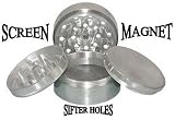 2.25 CNC Aluminum 4 Piece Herb Grinder with Screen 41L 3Q9xIZL. SL160 2.25 CNC Aluminum 4 Piece Herb Grinder with Screen