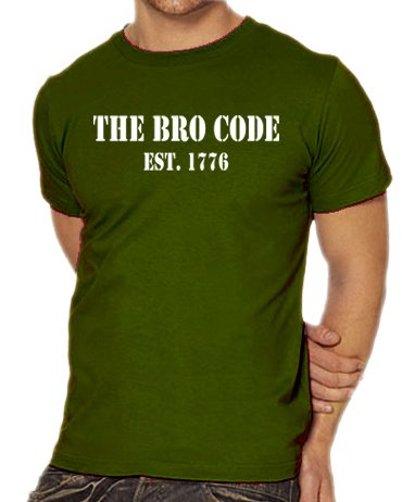 Touchlines Unisex/Herren T-Shirt How I Met Your Mother - THE BRO CODE, khaki, XL, B1742 Preisvergleich