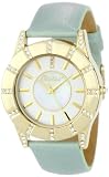 Bombshell Womens BS1061GR Lynn Fashionable Green Satin Strap Crystal Case Watch