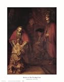 Return of the Prodigal Son Fine Art Poster Print by Rembrandt van Rijn, 11x14