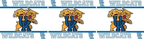 University of Kentucky Wildcats UK Kids Sports Wall Border