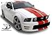 3dcarbon 691011 05-09 Ford Mustang Boy Racer 10pc Ground Effects Kit
