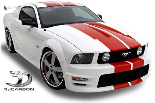 3dCarbon 691011 05-09 Ford Mustang Boy Racer 10pc Ground Effects Kit