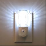 LED Diamond Blue Night Light with Auto-Sensor, 2-pack