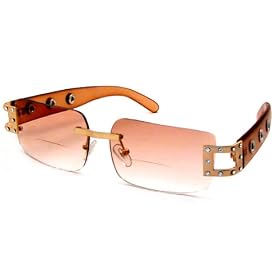 Calabria Readers SUN Readers (Women) Reading Glasses - Bi-Focal - 642 Gold