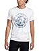 True Religion Men's Hippie Hill Short Sleeve Crew Neck T-Shirt, White, Medium