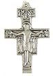 Small Crucifix - San Damiano Cross - Pendant - 2in. Height - IMPORTED FROM ITALY