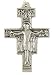 Small Crucifix - San Damiano Cross - Pendant - 2in. Height - IMPORTED FROM ITALY