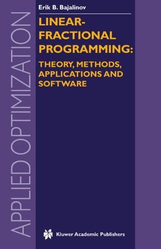 Linear-Fractional Programming Theory, Methods, Applications and Software (Applied Optimization)