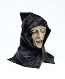 Undead Halloween Horror Mask With Hood Fancy Dress