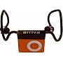 Arriva cordless iPod Shuffle 2G headphones with in-ear earbud, regular black