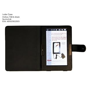 Tasche für Archos 70B - bestes Case für Android E-Book Reader Archos 70B - Ledertasche für elektronisches Buch 70B -schwarz Tasche für Archos 70B - bestes Case für Android E-Book Reader Archos 70B - Ledertasche für elektronisches Buch 70B -schwarz