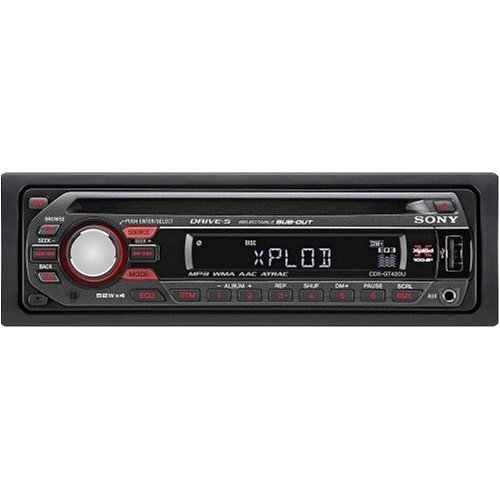 Electronics: Sony Xplod CDX GT420U CD Receiver MP3/WMA/AAC Player with USB Connection