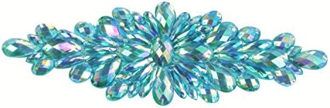 STOREZWD Sweet Heart Rhinestone Applique ,9.65x3.27 Inches