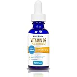 Vitamin D3 Liquid Drops with Vitamin K2 MK-7 ★ New ★ Full 2,000 IU Per Drop - Vitamin D Drops all Natural, Effective, Safe - 4-5 Times Stronger than Other Brands - 900 Doses in 1 Oz Dropper Bottle