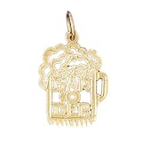 14K Gold Bartender Pendant 1 - Gram(s)