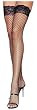 Leg Avenue Women's Fishnet Stockings  with Stay Up Lace Top #9201