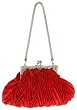 La Regale Vintage Frame Pleated Satin