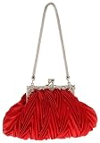 La Regale Vintage Frame Pleated Satin