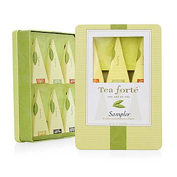 Tea Forte Gift Sampler - 6 pcs in Medium Tin by Honey