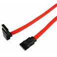 Cables Unlimited 18-Inch SATA Cable Right Angle Connector to Straight Connector
