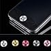 1 pc of Metal Home Button Sticker For Apple iPad 1 2 iPhone 3 4 4S itouch