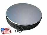 Cd DVD Organizer Holder Zipper Case Silver Grey Disc Wallet Music Cd Movie DVD Holder