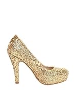 Shoe Botique 34 Salones Glitter (Oro)