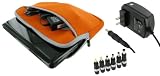 rooCASE 2n1 Lenovo S10-2 10.1-Inch Floral Sea Netbook Sleeve Case with AC Wall Adapter Charger (Invisible Zipper Dual-Pocket - Orange)