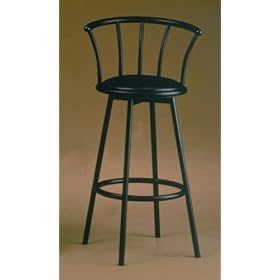 METAL SWIVEL BAR STOOLS BARSTOOLS set of 2