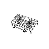 MCM D2000 Cast Iron Na Hot Plate