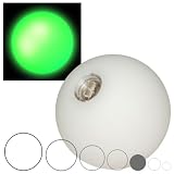 70mm glow juggling ball - green