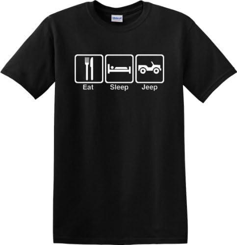 EatSleepTee Men's Eat Sleep Jeep T-Shirt