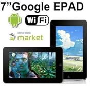 New 7 inch android 2.2 VIA8650 epad tablet pc 3.0 Camera, External 3G+WIFI+RJ45+Two