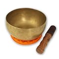 Nepal Klangschale mit Zubeh�r 600-700 Gramm, handgeh�mmert nach traditionellem Verfahren -1200-L-
