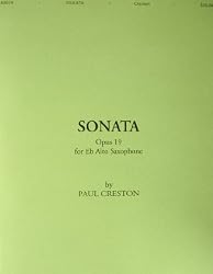 Sonata Opus 19 for Eb Alto Saxophone