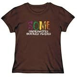 TShirt Womens Brown  Some Underwater Hockey Player  Sports Large