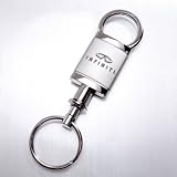 Infiniti Logo Silver Valet Key Chain