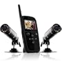 Defender PHOENIX1EX Wireless Video Security System with Portable LCD Monitor and 2 Indoor/Outdoor Night Vision Surveillance Camera with Clear Signal Technology