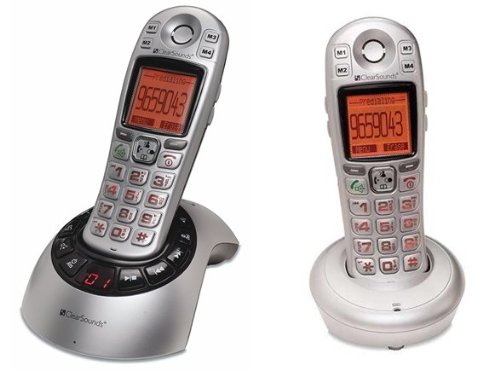 Clearsounds A600 Amplified Talking DECT 6.0 Cordless Phone with Additional Handset Included (A600BUN) On Sale