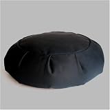 Round Zafu Meditation Cushion (black)