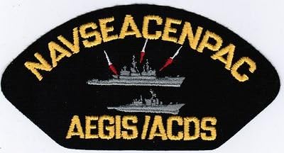 US Navy Cap Patch Navseacenpac AEGIS/ACDS Ship VET For Biker Vest! USS-0007
