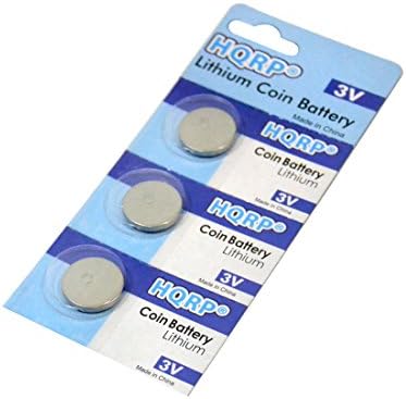 HQRP 3 Pack Lithium Coin Battery compatible with Polar CS100, CS200cad Cycling Computer plus Coaster