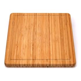 Bamboo Cutting Board - 14 x 14 x 1-1 4 by Ginson