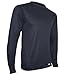 Polarmax Men's Double Base Layer Long Sleeve Crew Tee (Black, X-Large)