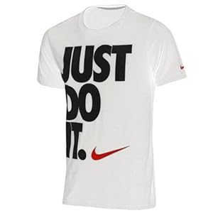 Nike Herren Just Do It T-shirt, Wei§, Grš§e M